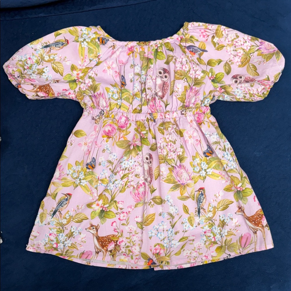 Gymboree Pink Floral Kids Casual Dress